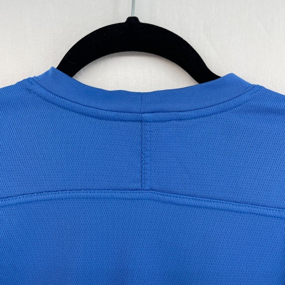 Nike Athletic T-Shirt Bright Blue Embordered Logo Men’s Size Extra Large - Picture 9 of 13